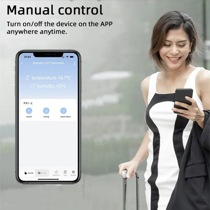 Mumubiz Tuya Smart Home relais WiFi contact sec sonde étanche