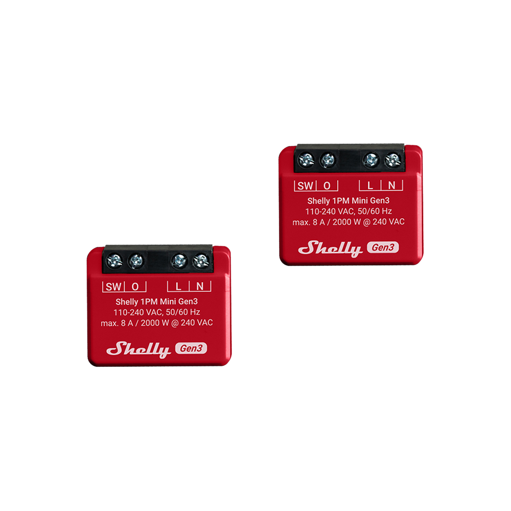 Shelly 1PM Mini Gen3 micromodule WiFi mesure single