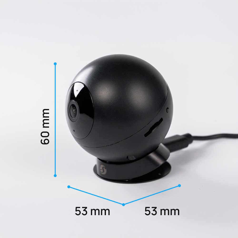 Shelly Camera caméra connectée Wi-Fi Bluetooth Gen3 Noir