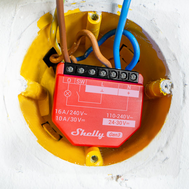Shelly 1PM Gen3 Module WiFi mesure conso Pack simple