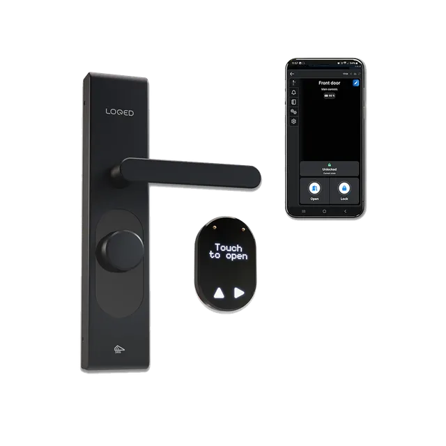 Loqed Touch serrure connectée noir code tactile