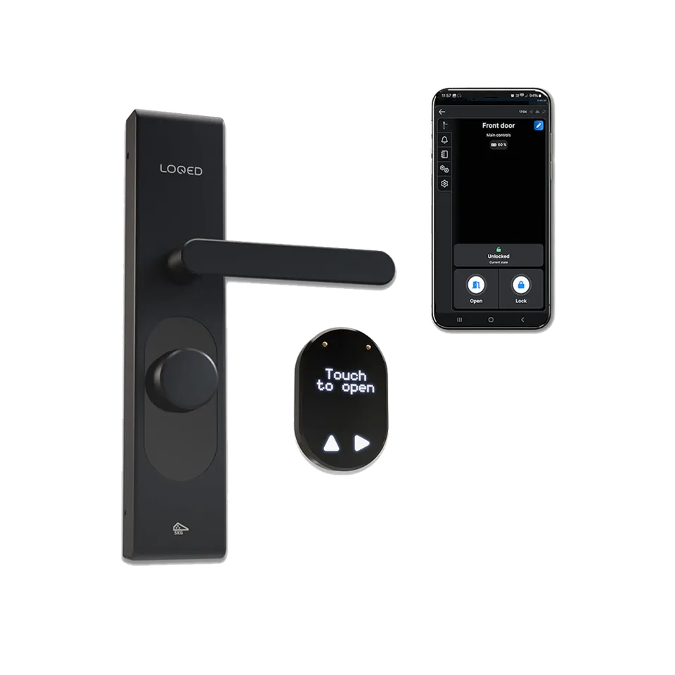 Loqed Touch serrure connectée noir code tactile