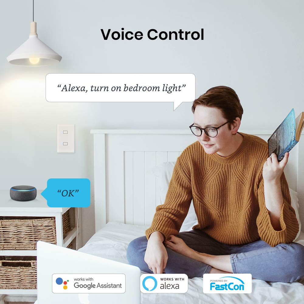 BroadLink TC3 interrupteur connecté double sans neutre