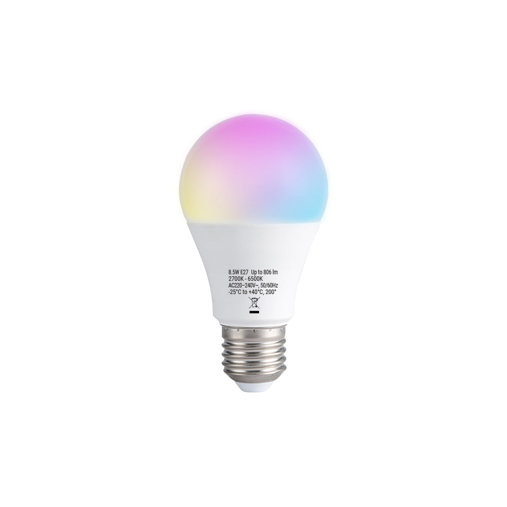 Shelly Gen3 ampoule LED E27 Multicolor RGBW blanc réglable