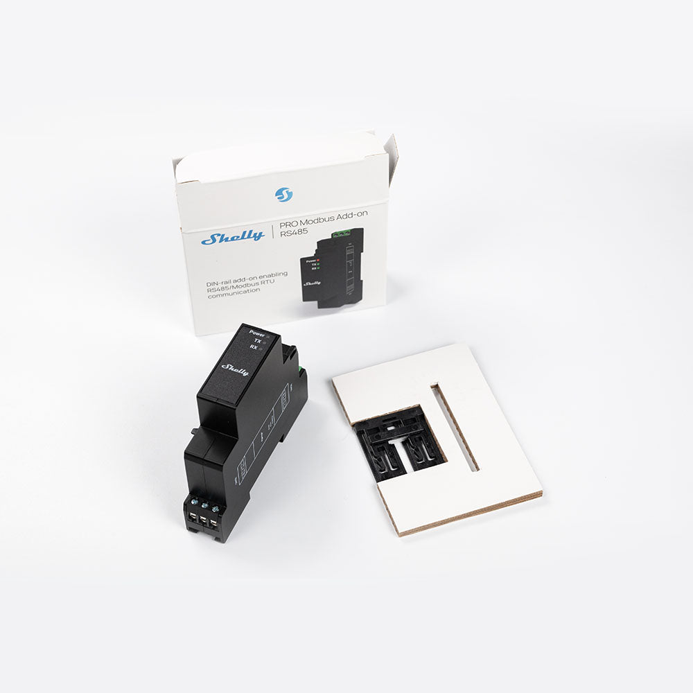 Shelly Pro Modbus Add-on RS485 module domotique RS485