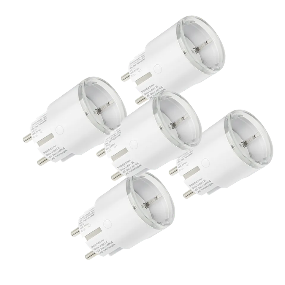 Shelly Plug S MTR Gen3 prise connectée blanc lot 5 suivi conso