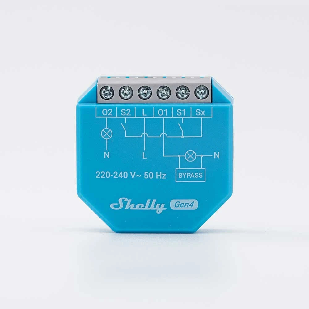 Shelly 2L Gen4 Micromodule Double Wi-Fi Zigbee Matter Éclairage