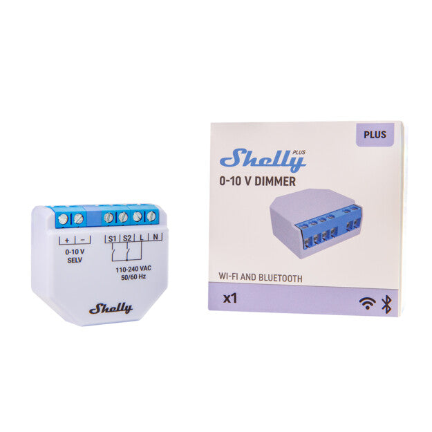 Shelly Plus 0-10V Dimmer Variateur Connecté WiFi