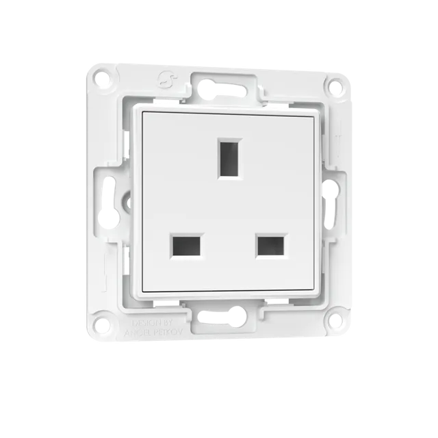 Shelly Wall Socket prise murale UK blanc sans relais