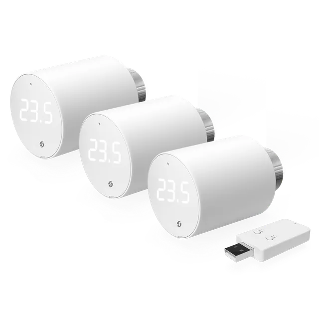 Shelly BLU TRV tête thermostatique connectée pack de 3