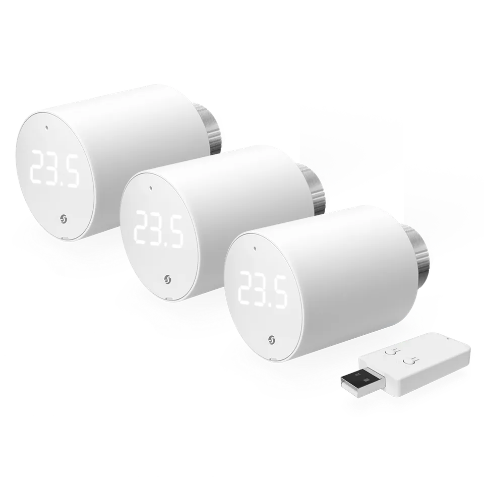 Shelly BLU TRV tête thermostatique connectée pack de 3