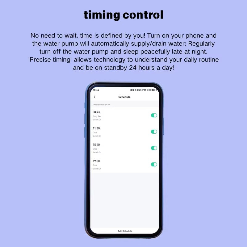 Mumubiz Tuya Smart Home contrôleur niveau eau WiFi pompe