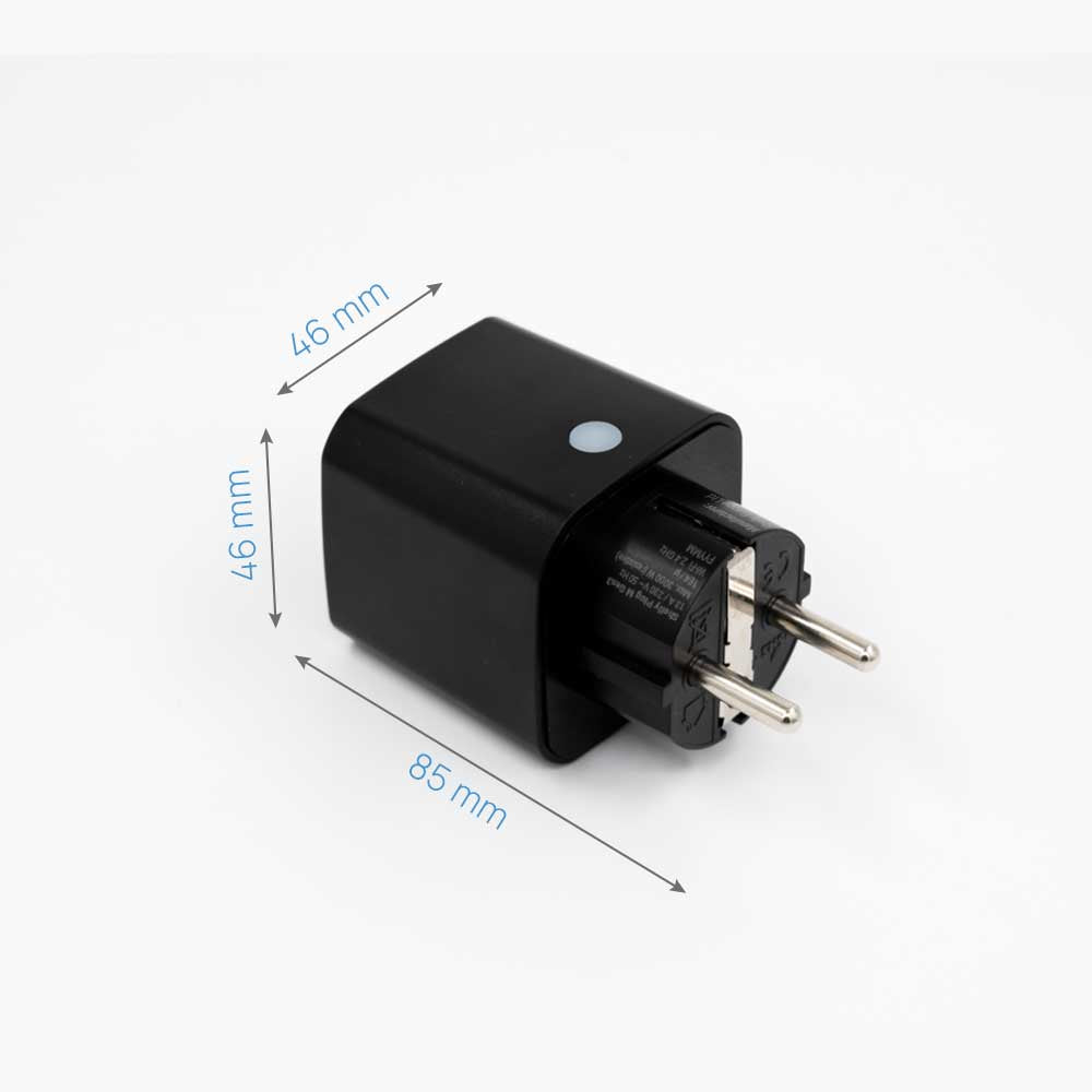 Shelly Plug M Gen3 prise connectée noire lot de 4 suivi conso