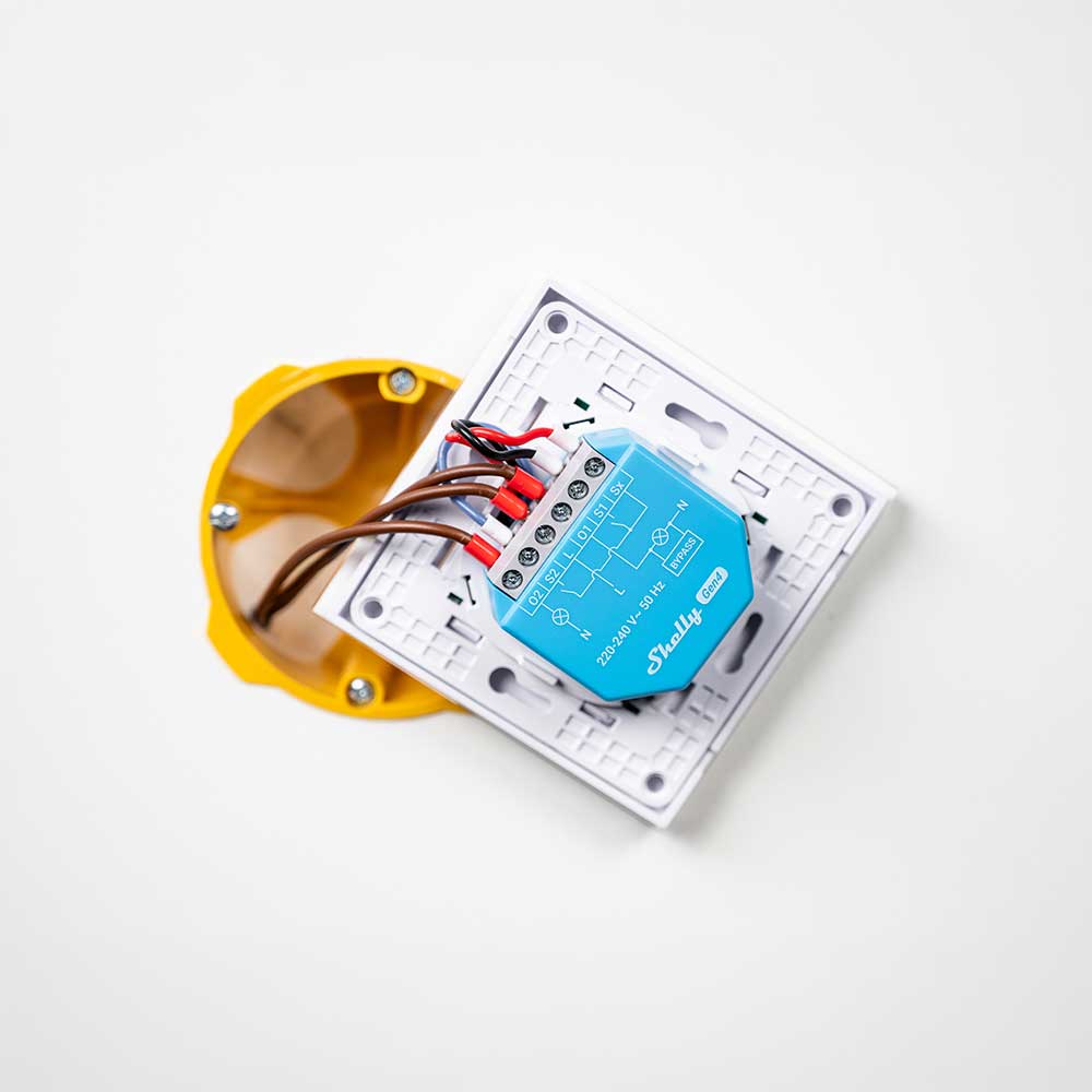Shelly 2L Gen4 Micromodule Double Wi-Fi Zigbee Matter Éclairage