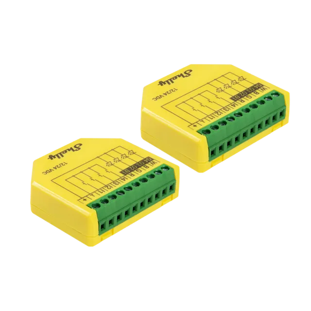 Shelly Plus RGBW PM contrôleur LED pack de 2 WiFi