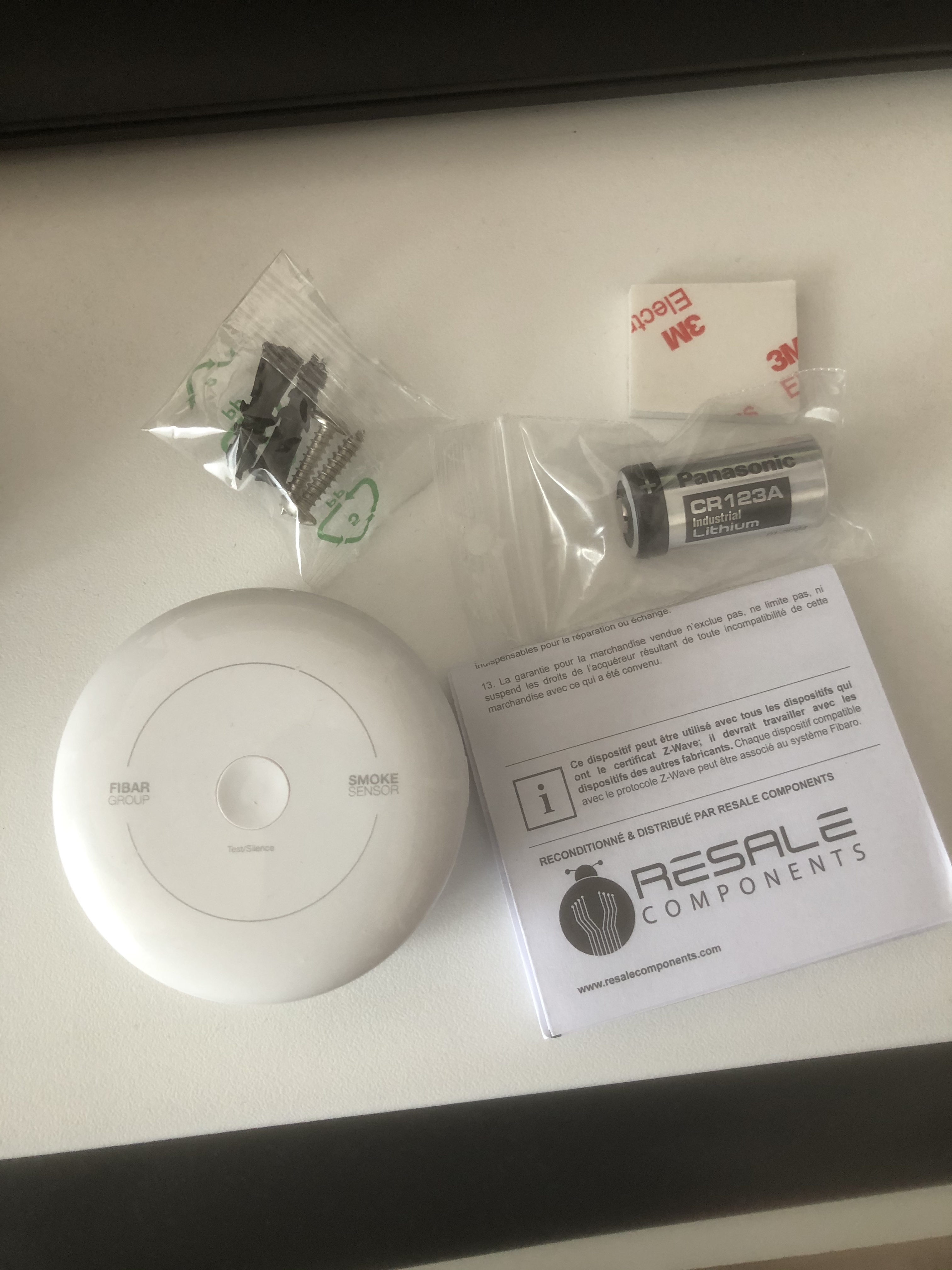 Fibaro FGSD-002 Détecteur de fumée Z-Wave température