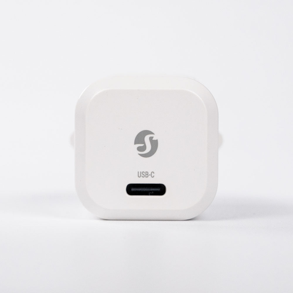 Shelly GaN Charger 30W chargeur blanc USB EU