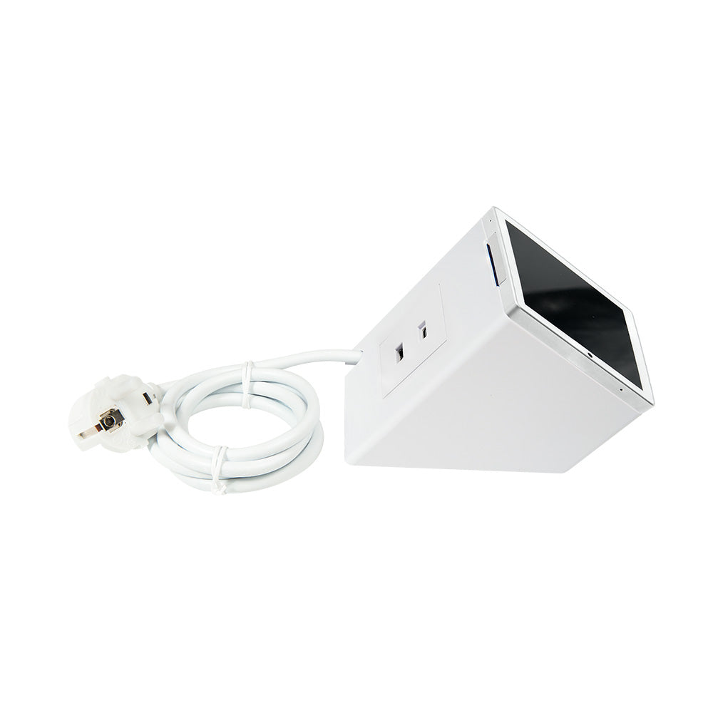 Shelly Wall Display Stand Socle Chargeur USB White