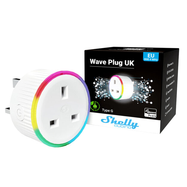 Shelly Wave Plug UK Prise connectée Z-Wave UK