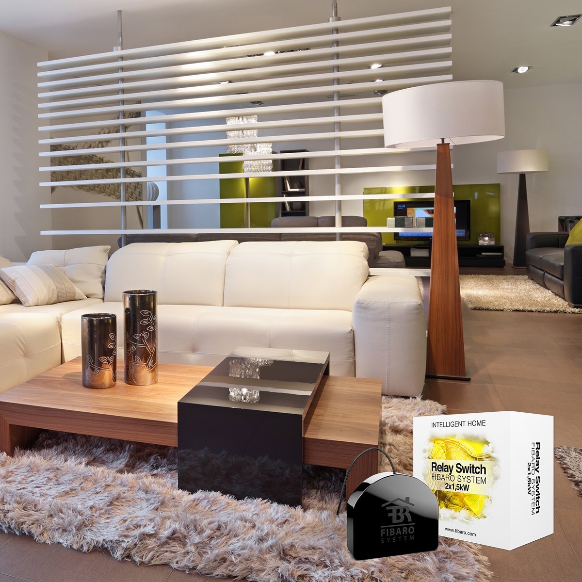 Fibaro Éclairage FGS-222 module relais connecté 2 canaux