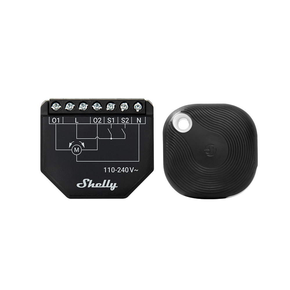 Shelly Shutter + BLU Button Tough1 pack volet connecté