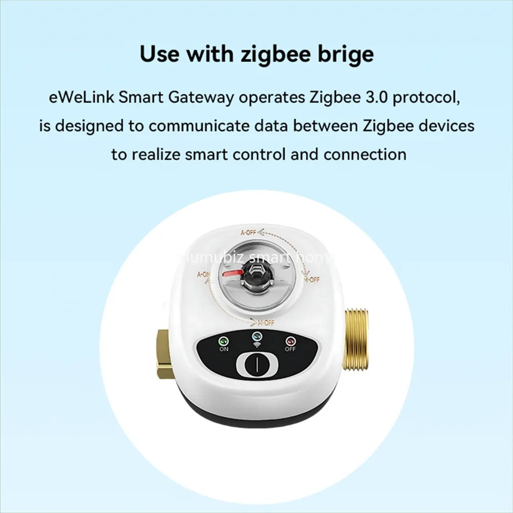 Mumubiz Zigbee Protocol vanne connectée DN15 commande vocale