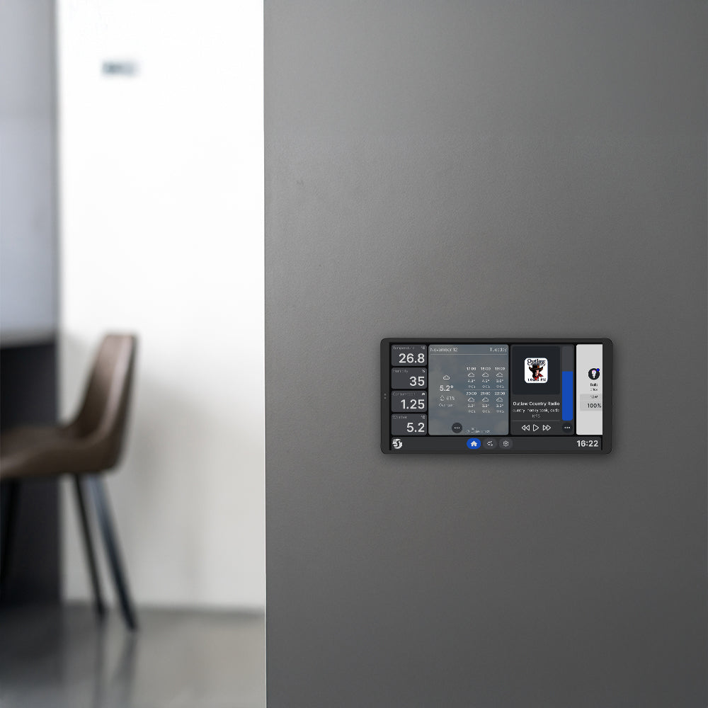 Shelly Wall Display X2 écran tactile noir + BLU HT