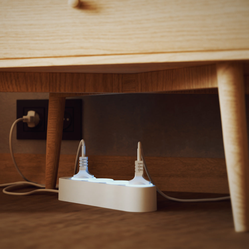 Shelly Gen4 Power Strip 4 multiprise connectée blanche Matter