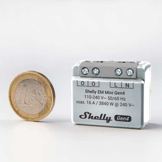 Shelly EM Mini Gen4 compteur énergie simple Wi-Fi