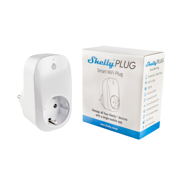 Shelly Plug prise connectée WiFi 16A pilotage distant