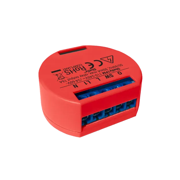 Shelly 1PM Micromodule Relais Wi-Fi 1 Canal 16A Mesure Puissance