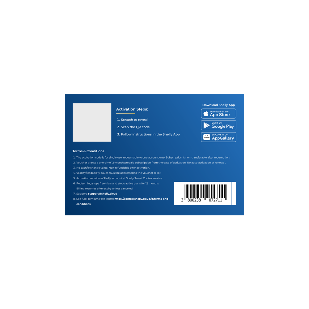 Shelly Cloud Premium service cloud B2B gestion domotique