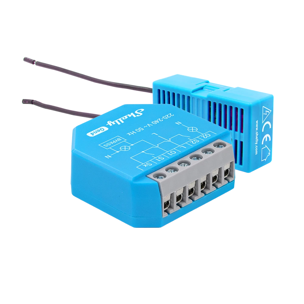 Shelly 2L Gen4 Micromodule Double Wi-Fi Zigbee Matter Éclairage