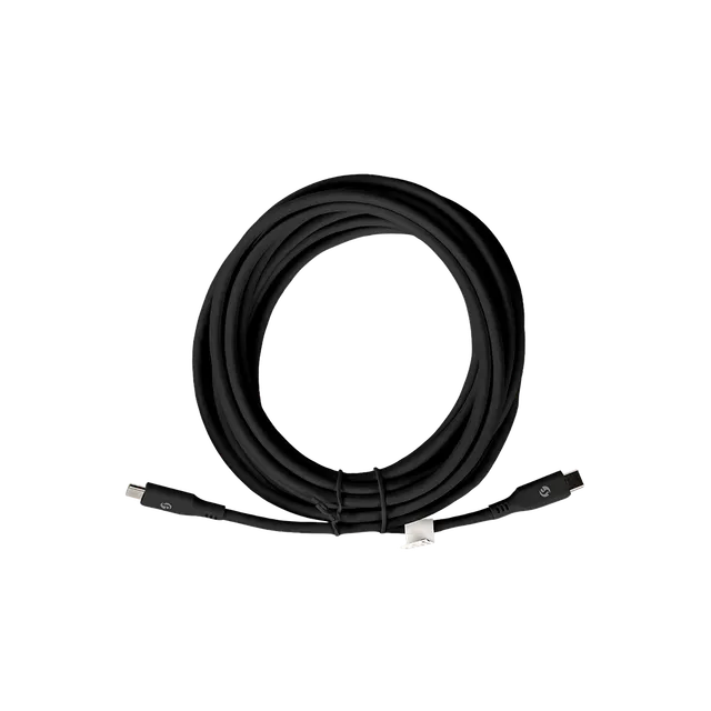 Câble USB-C vers USB-C 100W noir 5m Shelly