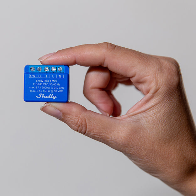 Shelly Plus 1 Mini micro module relais WiFi contact sec
