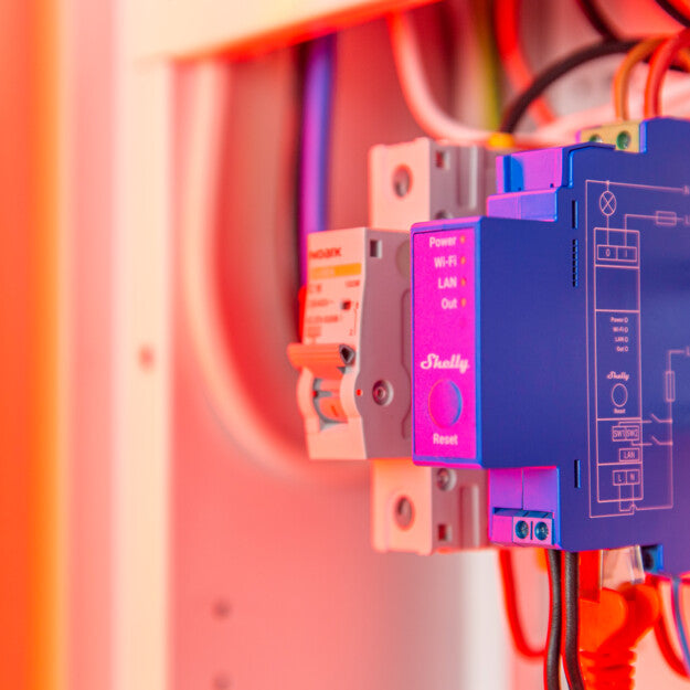 Shelly Pro 1 relais connecté rail DIN 1 canal contacts secs