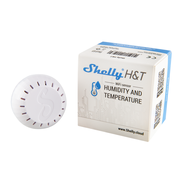 Shelly H&T capteur température humidité WiFi blanc