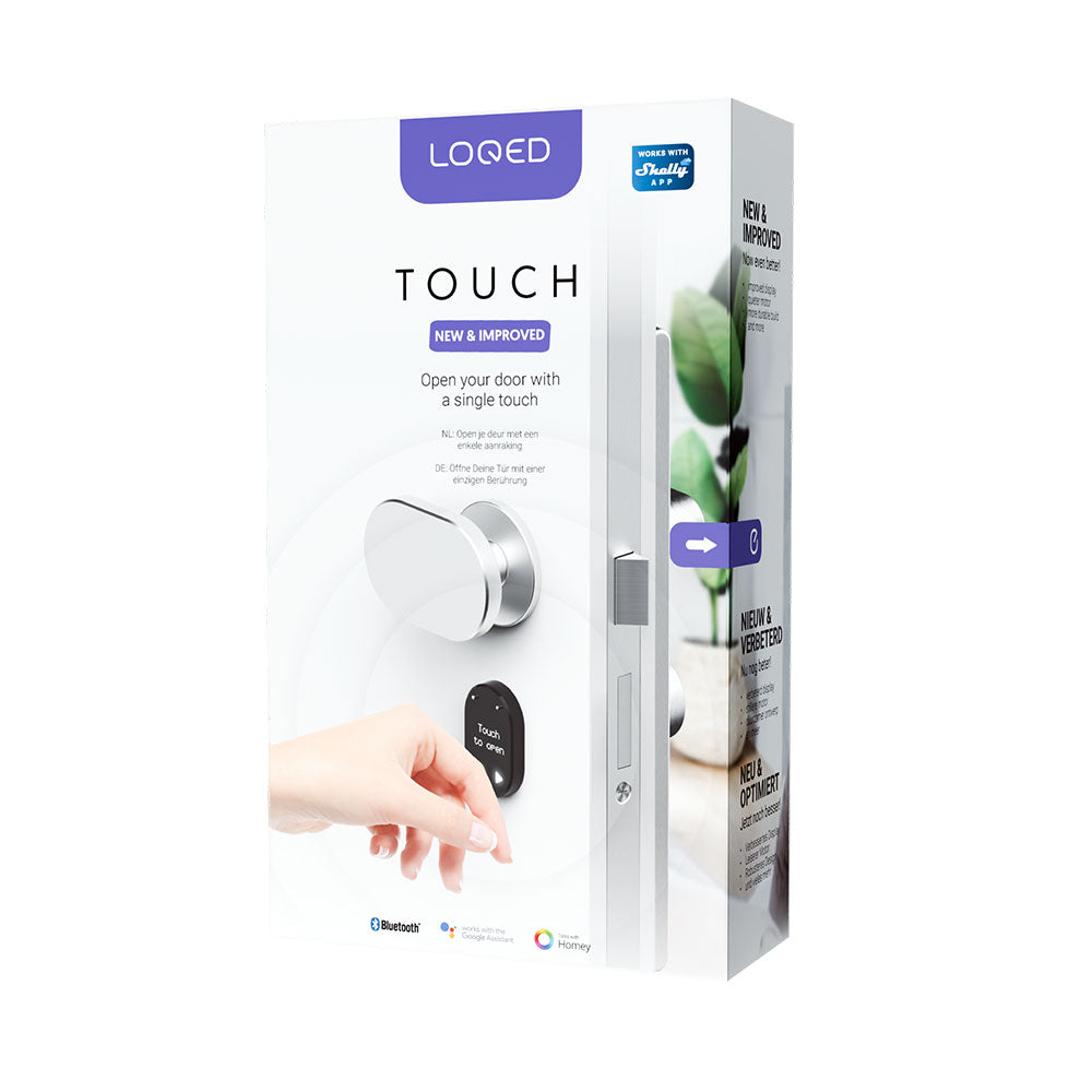 Loqed Touch serrure connectée argent code tactile