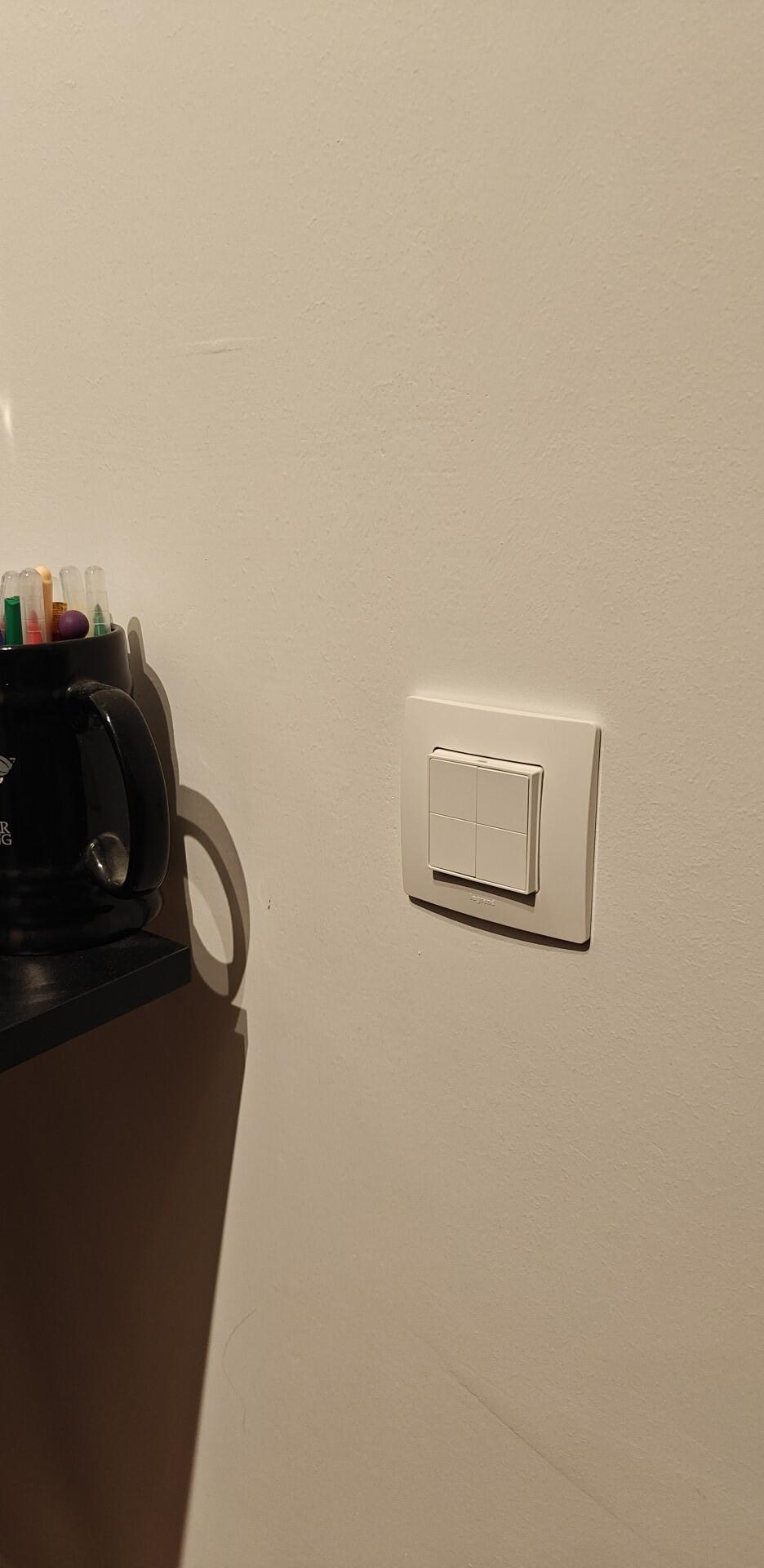 Shelly BLU Wall Switch 4 interrupteur 4 touches