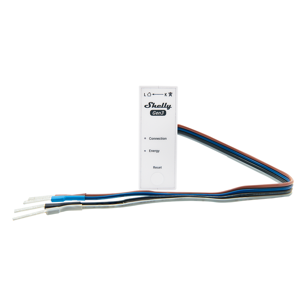 Shelly 3EM-63W Gen3 compteur énergie triphasé WiFi