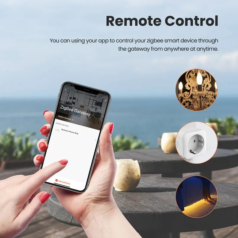 Mumubiz Zigbee Protocol passerelle hub Zigbee 3.0 LAN Alexa