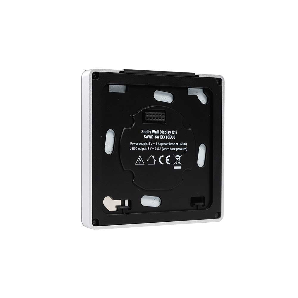 Shelly Wall Display X1i Écran Tactile Silver Domotique