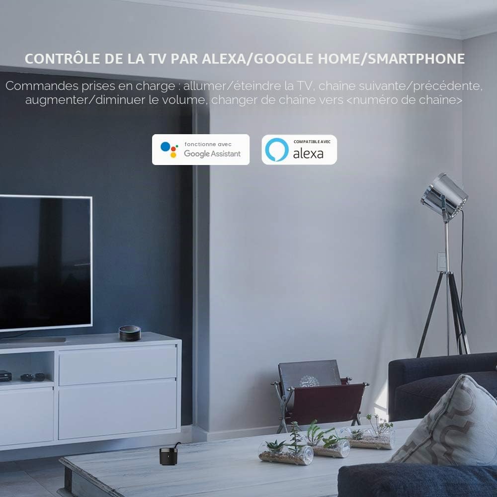 Broadlink RM4 Mini télécommande universelle IR WiFi Alexa