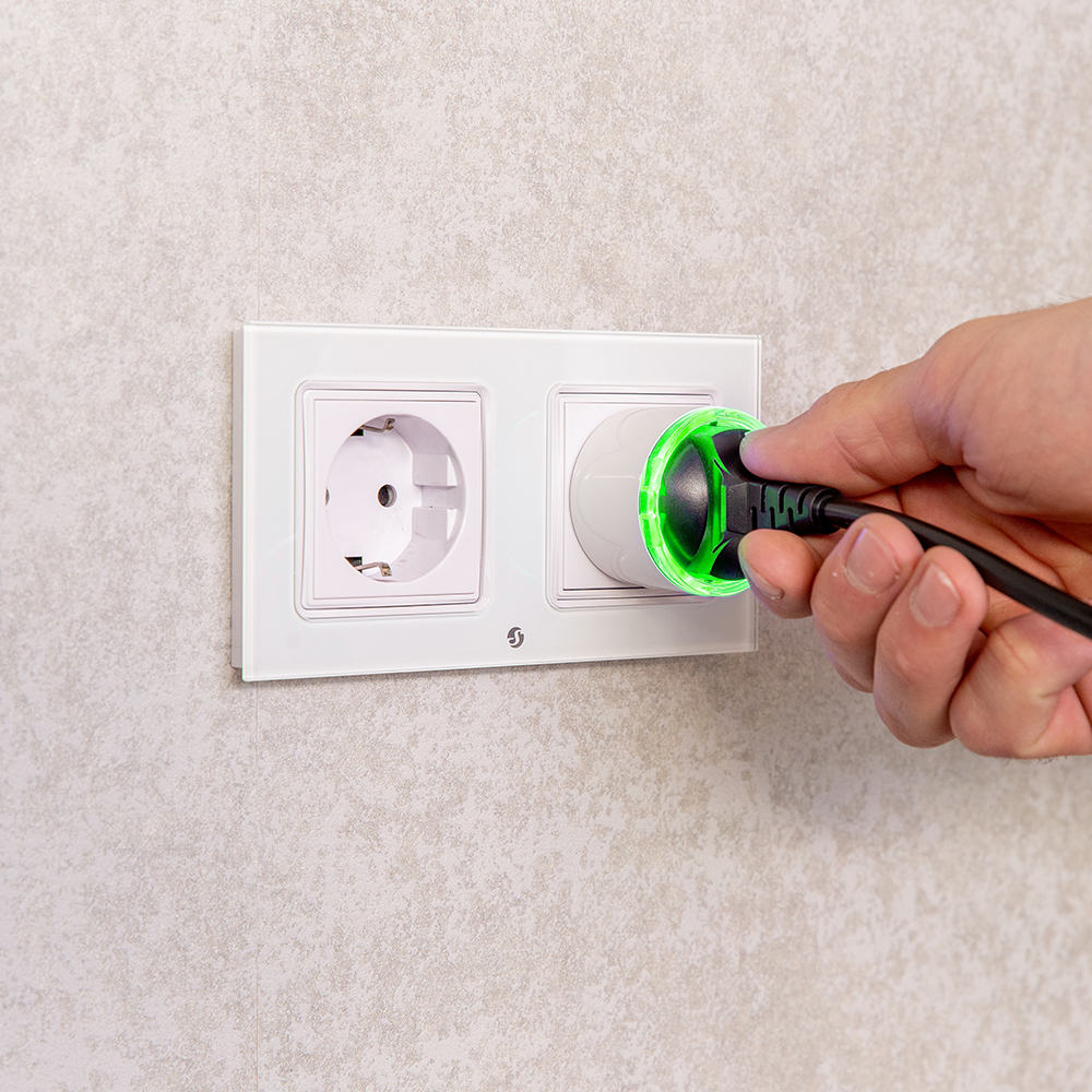 Shelly Plug PM Gen3 prise connectée WiFi énergie blanc