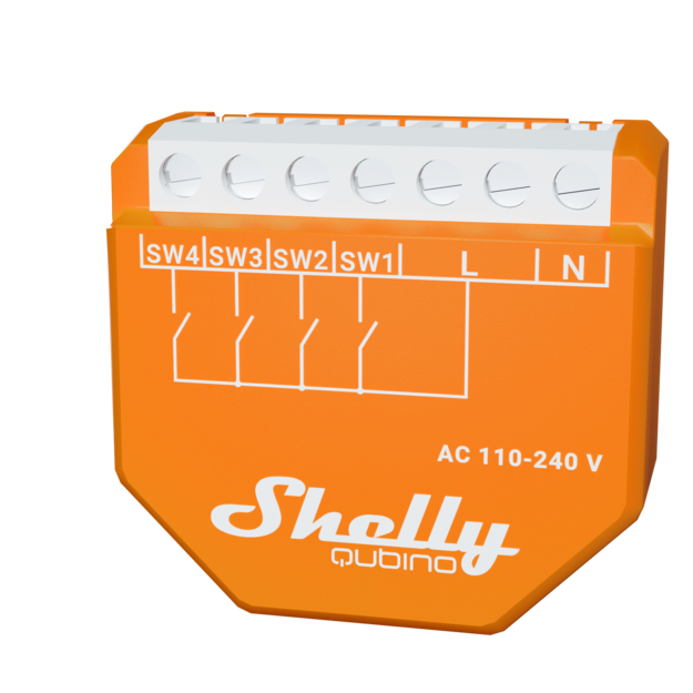 Shelly Wave i4 contrôleur Z-Wave 4 entrées
