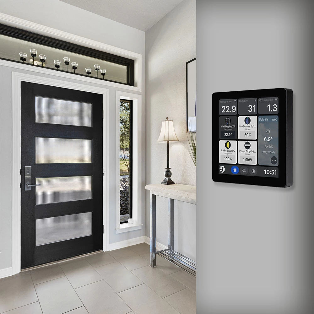 Shelly Wall Display X1i écran tactile noir