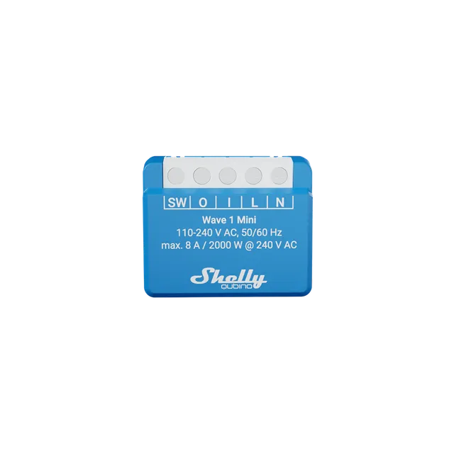 Shelly Wave 1 Mini micromodule Z-Wave 1 canal 8A contact sec