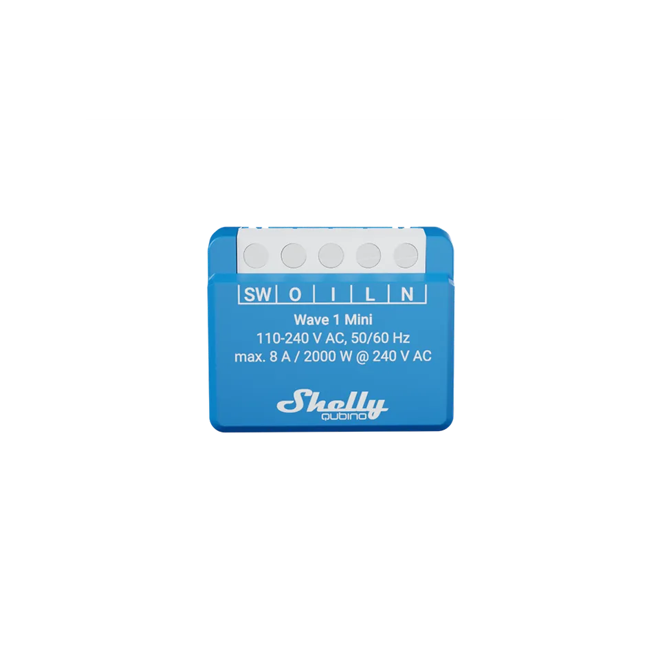 Shelly Wave 1 Mini micromodule Z-Wave 1 canal 8A contact sec