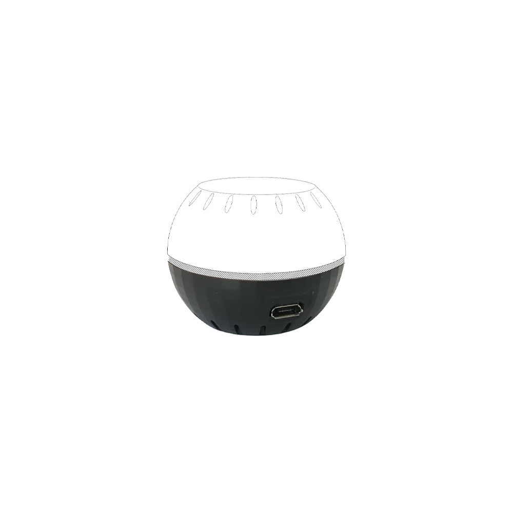 Shelly H&T USB Add-on noir alimentation capteur