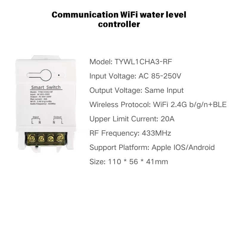 Mumubiz Tuya Smart Home contrôleur niveau eau WiFi pompe